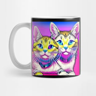 Cute retro cat Mug